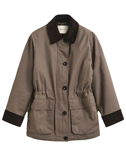 Gant - Waxed Barn Jacke - Faded Taupe